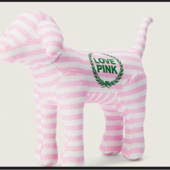 Victoria's Secret Accessories Nwt New In Package Victoria Secret Pink Dog White Pink Striped